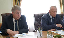 Рабочая встреча Александра Богомаза с&nbsp;генеральным директором АО &laquo;Газпром энергосбыт Тюмень&raquo; Татьяной Бычковой